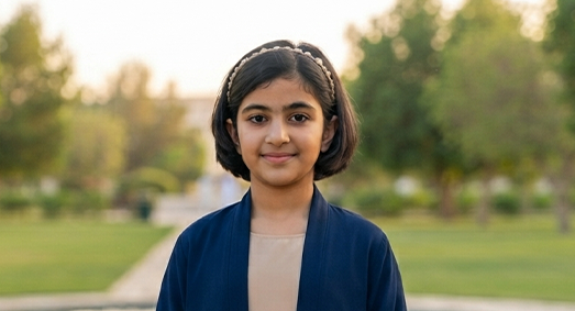 أهلاً، أنا رنيم وعمري 12 سنة