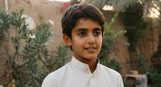 أهلاً، أنا ماجد وعمري 12 سنة