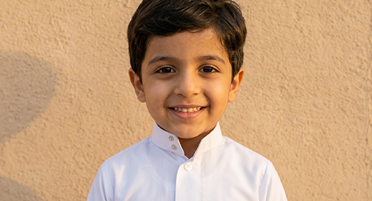 أهلاً، أنا زيد وعمري 5 سنوات