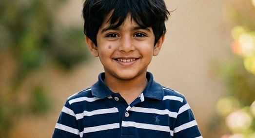 أهلاً، أنا سلمان وعمري 5 سنوات