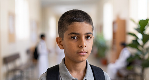 أهلاً، أنا سعد وعمري 8 سنوات