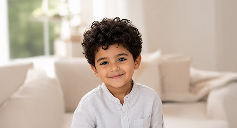 أهلاً، أنا حمد وعمري 5 سنوات