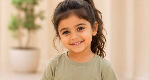 أهلاً، أنا رهف وعمري 5 سنوات